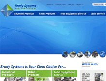 Tablet Screenshot of bradysystems.com